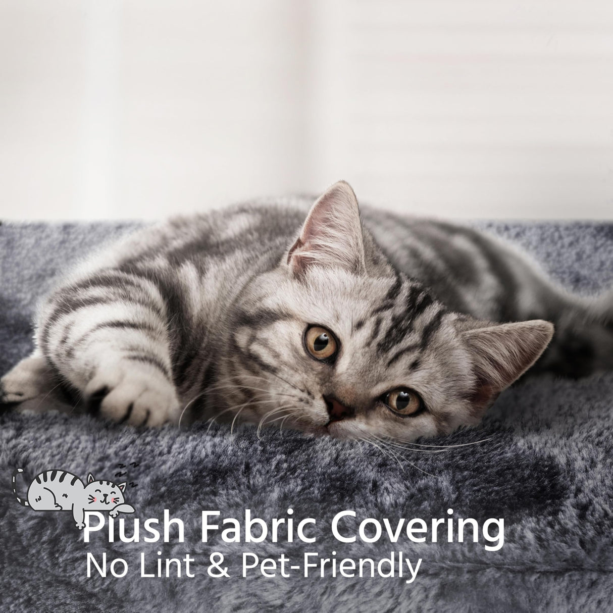 Yaheetech 79in Multi-Level Cat Trees Indoor Cat Tower with Sisal-Covered Scratching Posts, Plush Perches and Condo for Kittens, Cats and Pets - Dark Gray and White Yaheetech