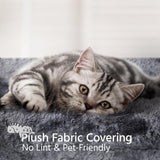 Yaheetech 79in Multi-Level Cat Trees Indoor Cat Tower with Sisal-Covered Scratching Posts, Plush Perches and Condo for Kittens, Cats and Pets - Dark Gray and White Yaheetech