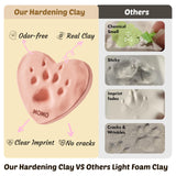 Grarry Pet Memorial Shadow Box with Paw Print Impression Kit Keepsake, 4”X6” Dog Cat Picture Frame, DIY Pawprint Clay Ornament Gift, Acrylic Loss of Dogs Sympathy Gifts with Hair Bottle for Pets Lover Grarry