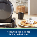 Oster 2110002 DiamondForce Vertical Waffle Maker, One Size, Dark Metallic Oster