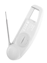 Lavatools Javelin® Ultra-Fast 3-Second Digital Instant Read Meat Thermometer for Grill and Cooking, 2.75" Probe, Compact Foldable Design, Large Display, IP65 Water Resistant, NSF Certified – Milk Lavatools