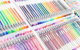 feela 360 Colors Gel Pens Set 180 Unique Gel Pen Plus 180 Refills for Adult Coloring Books Drawing feela