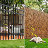 Natural Reed Fence, 2FT 3FT 4FT 5FT 6FT X 16.4FT Bamboo Fencing Privacy Reed Screening, for Backyard Garden Fencing Divider, Privacy Screen Panel(H0.61xL4m/H2xL13ft) VRVTDYDCL