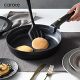 CAROTE 20pcs Pots and Pans Set Non Stick, Nonstick Cookware Set, Dishwasher/Oven/Fridge Safe Pots and Pans, Removable Handle RV Oven Safe Cookware, Induction Kitchen Set, Black CAROTE