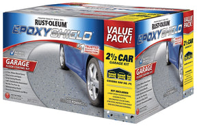 EpoxySheild by Rustoleum 251870 2½ Car Gray Garage Floor Coating Kit2 WoodArtSupply
