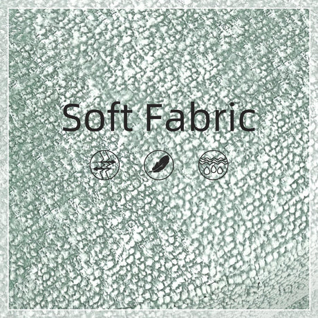 TODRANI Storage Ottoman Bench for Bedroom,43.5" Boucle Upholstered Entryway Shoe Seat Bench with Storage, Modern Padded Blanket Chest Stool Footrest for Living Room or Window Seating(Cyan) TODRANI