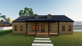 Tiny Home Build Plan - Single Story Bungalow, 1068sqft, 2 Bed, 2 Bath, DIY Generic