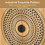 Tribesigns Sideboard Buffet Cabinet, 55 Inch Modern Kitchen Storage Cabinet with 4 Doors & Shelves, Credenzas Accent Console Cabinet for Living Room, Dining Room, Entryway, Black & Brown Tribesigns