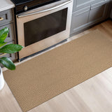 EARTHALL Woven Runner Rug 2x5 Ft Washable Runners for Hallways Cotton Non Slip Rubber Backed Kitchen Runner Braided Indoor Floor Carpet for Entryway, Hallway, Kitchen, Bedroom, Orange/Tan/Brown EARTHALL