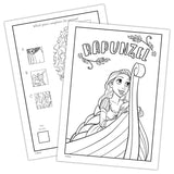 Disney Princess Paintbox Coloring and Activity Book with 16 Paints, Bendon 42350, 7.75 x 10.75 Disney