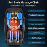Massage Chair, 14 Massage Points Full Body Massage Chair, Zero Gravity Extra Large Shiatsu Recliner w/Lumbar & Calf Heating, 20 Auto Modes, Air Compression, Bluetooth Speaker, Touch Screen Controller Mazzup