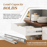 SYESWAY Kitchen Pantry Cabinet, 71”Tall Storage Cabinet with Glasses Rack, 10 Hooks, 6 Door Shelves, Freestanding Cupboard with Barn Doors, Pantry Cabinets for Kitchen, Dining Room, White SYESWAY