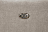 Signature Design by Ashley McBurg Contemporary Swivel Power Recliner with USB Ports, Light Gray Signature Design by Ashley