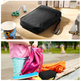 Zannaki Big Capacity Storage Pouch Marker Pen Pencil Case Simple Stationery Bag Box Art Tool & Sketch Storage Boxes for Bullet Journal Middle High School Office College Student Girl Women Adult Teen Zannaki