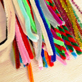 MOVEBO 1500 PCS Art and Craft School Supplies for Kids, Supplies Set with Construction Paper, Glue, Pipe Cleaners Craft and Kids' Scissor, Gifts for Girls and Boys Age 6+(red Bag) MOVEBO