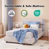 SynthoSpace Full Size Mattress 8 Inch Green Tea Memory Foam Mattress for Cool Sleep & Pressure Relief, CertiPUR-US Certified Medium Mattresses in a Box, 54"×75"×8" SynthoSpace