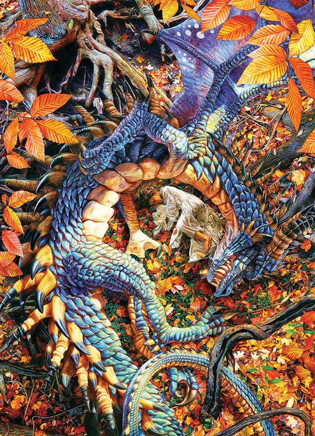 Cobble Hill 1000 Piece Puzzle - Abby's Dragon - Sample Poster Included Cobble Hill Puzzle Company Ltd.