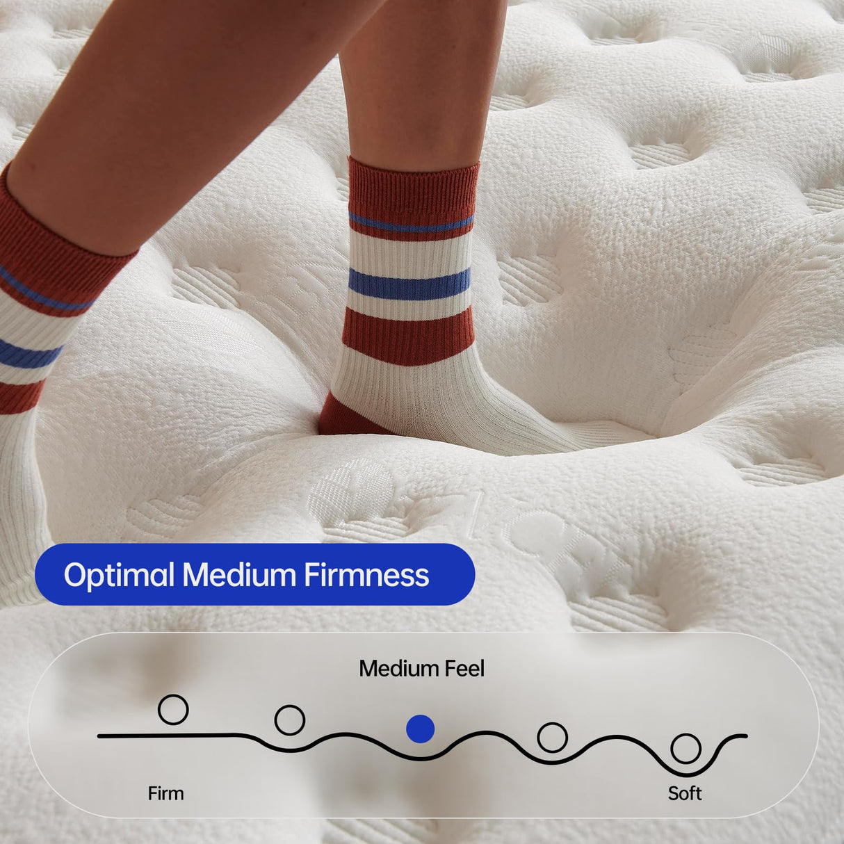 Queen Size Mattress,12 Inch Queen Mattress in a Box,Superior Hybrid Mattress with Gel Memory Foam or Back & Lumbar Support ,100 Night Trial,Soft,Pressure Relief,Zoned Support spring, Medium Firm KOULABR Z