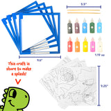 READY 2 LEARN Sand Art Gallery - Color by Number - Sea Life - Sand Art Kit for Kids - 10 Bright Colors - 4 Design Sheets with Frames - 2 Styluses READY 2 LEARN