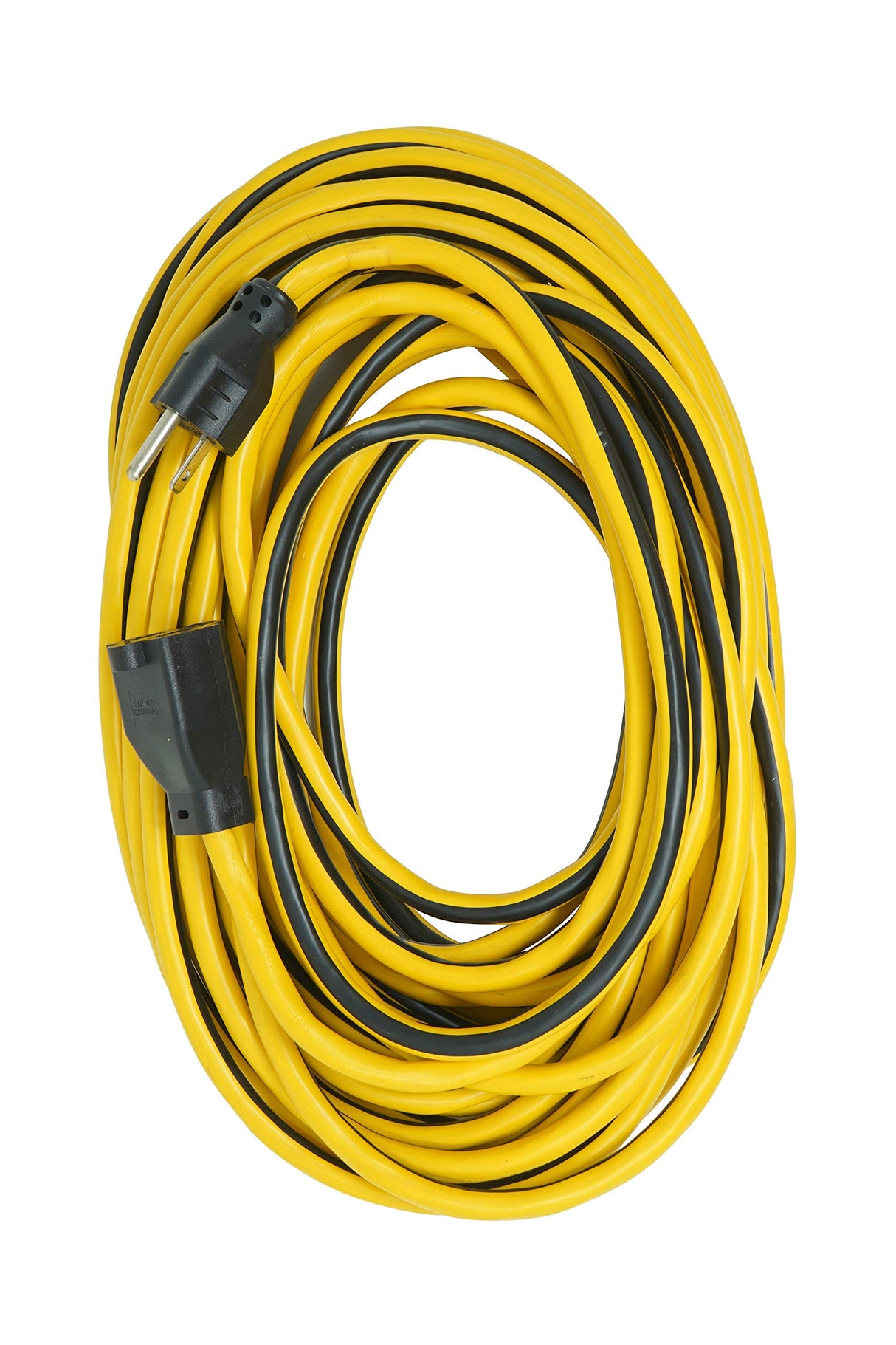 Woods 0521 521 14 Gauge SJTW High Visibility Outdoor Extension Cord, 50-Feet, Yellow/Black, Foot (Packaging May Vary) Woods