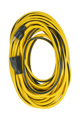Woods 0521 521 14 Gauge SJTW High Visibility Outdoor Extension Cord, 50-Feet, Yellow/Black, Foot (Packaging May Vary) Woods