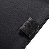 Juvale 7-Ring Business Check Binder for Checkbooks Organization, Financial Records, Personal and Corporate Use, Black Faux Leather Folder for 600 Checks (14 x 10 Inches) Juvale