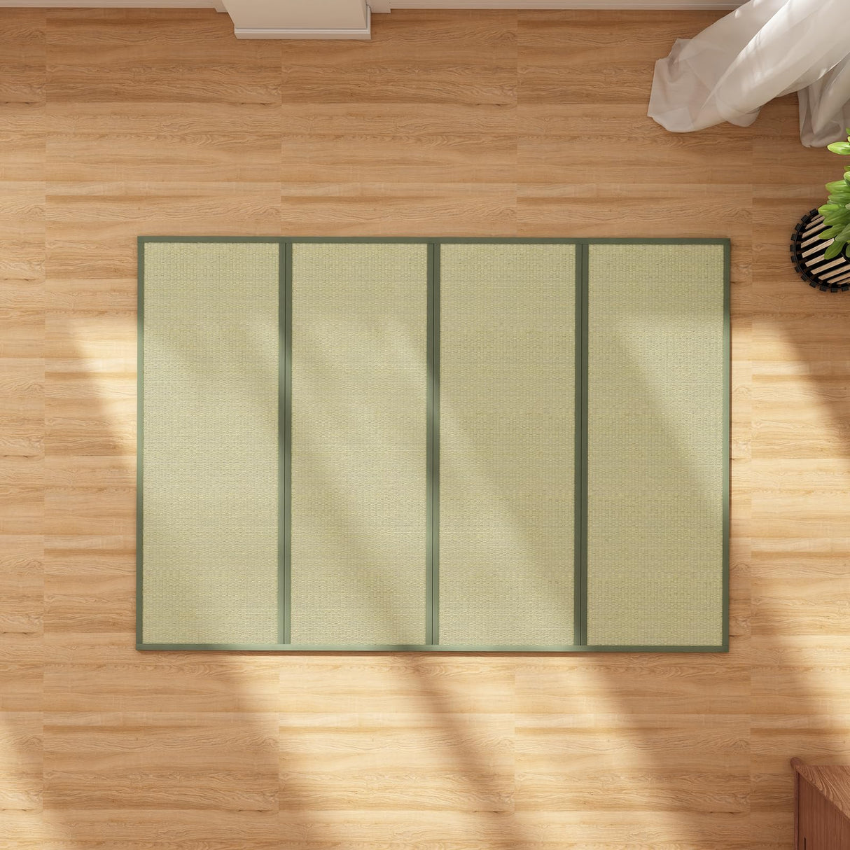 ijuicy Twin Grass Futon Mattress with Natural Fragrance, Traditional Tatami Mat, Folding Floor Bed Mattress Suitable for Living Room, Bedroom ijuicy