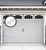 M-D Building Products 03822 30ft. Durable Garage Door Seal & Weather Stripping Insulation Kit - Keeps Dust and Moisture Out, Easy Installation for Top and Sides M-D Building Products