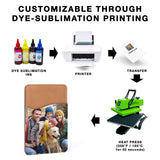 RYTOO Sublimation Blanks Phone Wallet - PU Leather Card Holder for Back of Phone Stick on iPhone Android HTV Friendly DIY Blanks for Vinyl Projects (White PU Leather) RYTOO