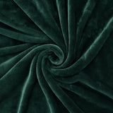 Exclusivo Mezcla Extra Large Fleece Throw Blanket for Couch, Sofa, 300GSM Super Soft and Warm Blankets, Forest Green Throw All Season Use, Cozy, Plush, Lightweight, 50x70 Inches Exclusivo Mezcla