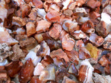 Rockhound's 1st Choice Rock Tumbler Gem Refill Kit -Amazing African Carnelian Agate Rough- 8 oz New Rockhound's 1st Choice