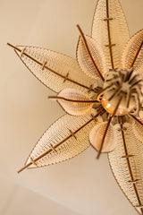 Wood Trick Fiery Bloom Luminous LED 3D Wooden Puzzles for Adults and Kids to Build - Interactive Mechanical Movement - Engineering DIY Project Mechanical 3D Puzzle Model Kits for Adults Wood Trick