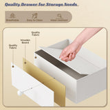 EnHomee White Closet Island with 24 Drawers,Wardrobe Armoire Bedroom Closet Drawer with Wheels & 40"* 23" Wide Wooden Top, White Drawer Dresser for Cloakroom,Dressing Room,White EnHomee