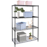 ZENY 4-Shelf Adjustable, Heavy Duty Storage Shelving Unit, Steel Organizer Wire Rack, Storage Rack with Leveling Feet for Kitchen Office Garage ZENY