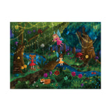 Peaceable Kingdom Twilight Fairies Puzzle – 100-Pc. Seek & Find Glow Puzzle for Kids Ages 6 & Up – Included Blacklight Reveals Hidden Items – Great for Home or Classrooms Peaceable Kingdom