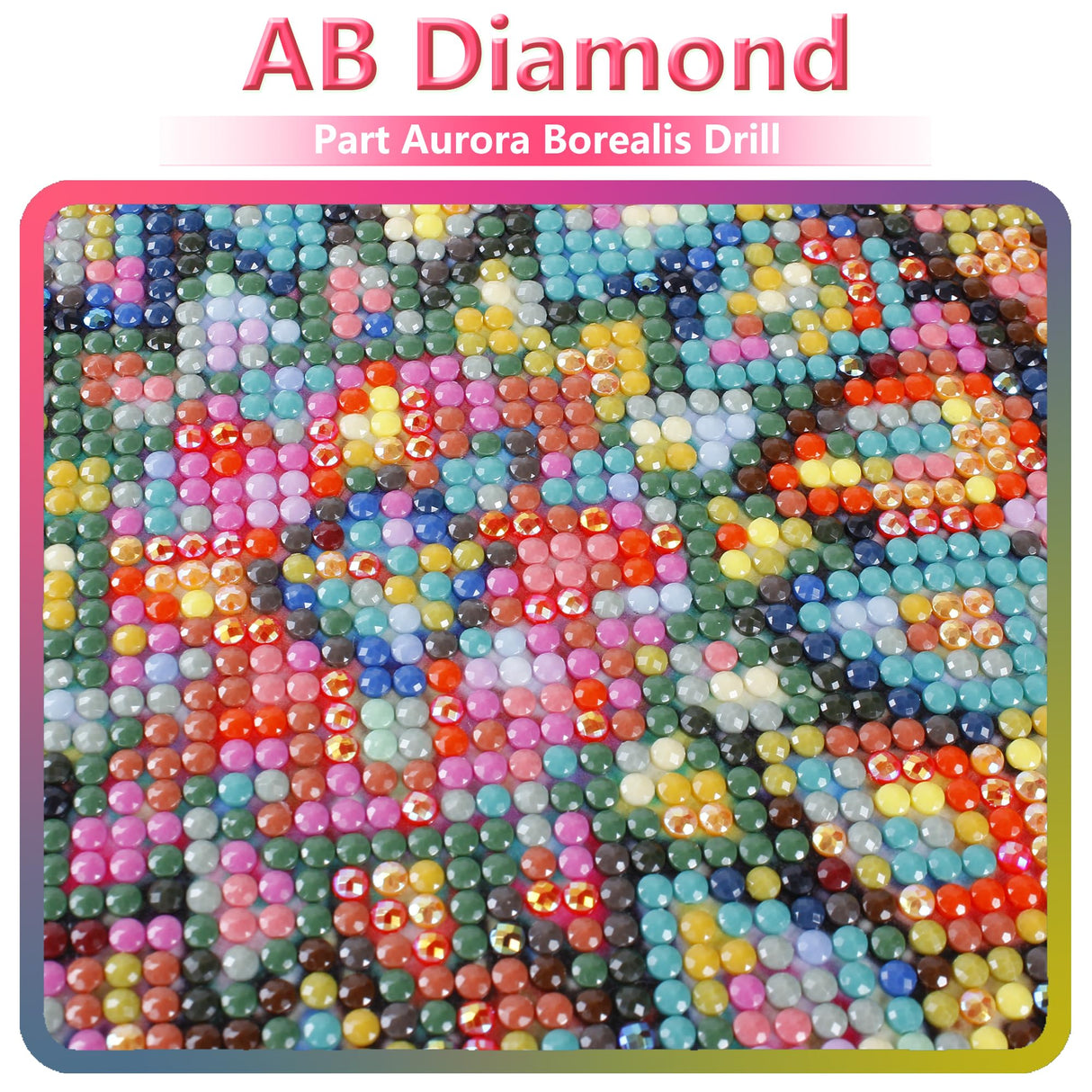 Huacan Mandala Diamond Painting Kits AB Diamond Art Kits for Adults Beginner 5D Full Drill Round Diamond Dots Painting with Diamond Gift 11.8x11.8inch/30x30cm Huacan