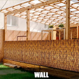 Bcofo Natural Reed Fencing Rolls,4FT X 16.4FT Balcony Reed Fence Bamboo Screen Fencing for Outdoor Backyard Patio， Privacy Screen Panels,Balcony Fencing Covering (Size : H0.61xL6m/H2xL20ft) Bcofo