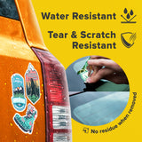 Vinyl Sticker Paper, Glossy Printable Vinyl Sticker Paper for Inkjet Printer, Quick-Drying, Water and Scratch-Resistant, Self-Adhesive for Most Surfaces, 8.5 x 11 Inches, 20 Sheets HOMSTO