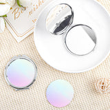 Framendino, 12 Pack Sublimation Cosmetic Mirror Blanks Transfer Portable Makeup Compact Mirrors Round Folding Travel Mirror for Women Framendino