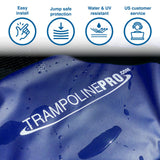 Trampoline Pro Trampoline Replacement Pad for 14 ft Frames Easy Install Water Resistant Trampoline Accessories Spring Cover UV and Cold Crack Resistant Trampoline Replacement Safety Pad (Blue 14 FT) Trampoline Pro