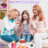 CCTVRTV Weaving Loom Kit Toys for Kids and Adults, Potholder Loops DIY Arts and Crafts for Boys and Girls Ages 5 6 7 8-12 13, Easy Potholder Loom Knitting Kits Gifts for Beginners, 252 Craft Loops CCTVRTV