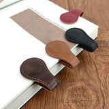 Magnetic Bookmark, 4Pcs Personalized Leather Retro Bookmark Magnetic Page Markers for Book Lovers, Readers, Kids GBPLAIN