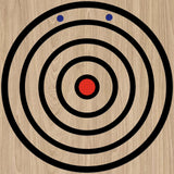 Axe Throwing Target Template Stainless Steel Target Template Stencil Comes with 3 Markers Axe Throwing Target Board Stencil Axe Throwing Set for Drawing Target Template, 20 x 2 Inches (Foldable) Epakh