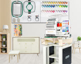 Smartstitch S-1501 Ultra Beast Embroidery Machine with 15 Needles, 1200SPM Max Speed, 12" Touch Screen, Wifi available, 14"x20" Embroidery Area, Capable of embroidering on Cap, Hat, T-shirt and more smartstitch