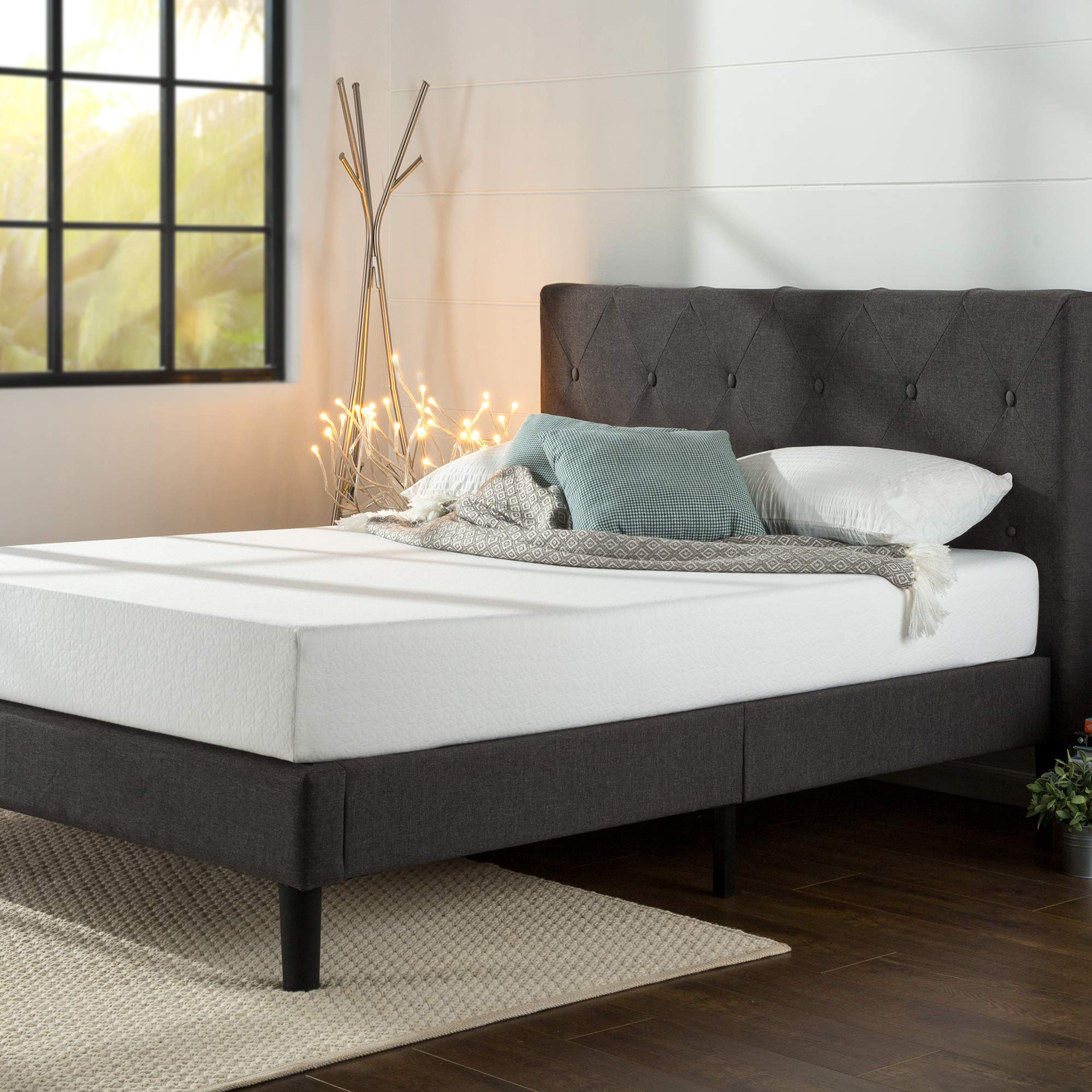 Shalini Upholstered Platform Bed Frame - Thumbnail 5