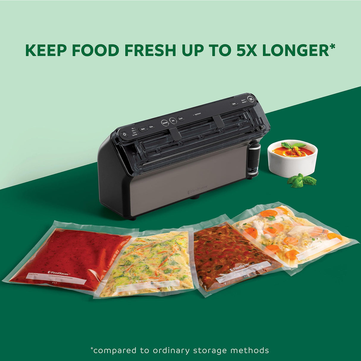 FoodSaver Elite All-in-One Liquid+™ Vacuum Sealer with Bags FOODSAVER