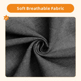 Sectional Sofa Couches for Living Room - 78'' Dark Grey 3 Seat L-Shaped Couch with Storage Ottoman, Modern Linen Convertible Sectionals Sofas with Chaise for Apartment, Office, Small Space Lonkwa