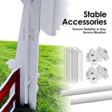 Outdoor Nativity Set for Outdoor Christmas Decorations, 45in Weather Resistant PVC Nativity Set, Large Holy Family with The Sheep and Donkey for Front Yard and Lawn Christolab