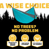 Wise Owl Outfitters Portable Hammock Stand, 106x42, 440lb Capacity - Sports & Outdoors Wise Owl Outfitters
