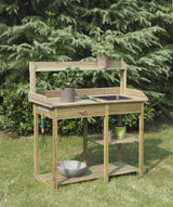 Convenience Concepts Deluxe Potting Bench, Natural Fir Convenience Concepts